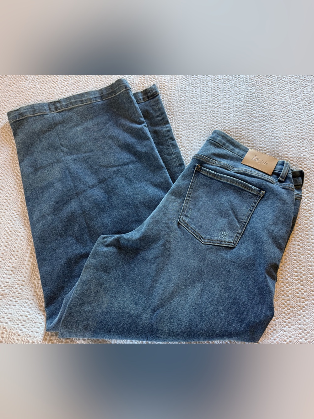 La Joie Wide Leg Women's Jeans in Medium Blue